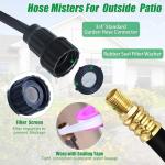 Outdoor Hose Misters for Garden and Patio