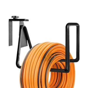Metal Garden Hose Holder - Space-Saving Outdoor Storage