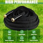PulsePine 100ft Flexible Kink-Free Garden Hose