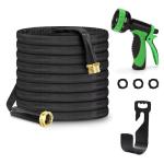 100FT Flexible Garden Hose with 10-Function Nozzle