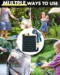 150FT Expandable Garden Hose with 10-Pattern Nozzle