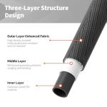 25ft Flexible Braided Garden Hose with Swivel Handle