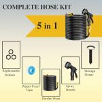 100 FT High-Pressure Garden Hose with Nozzle