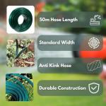 Garden Mile 50m Heavy-Duty Anti-Kink Hose Pipe