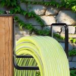 Metal Garden Hose Holder - Space-Saving Outdoor Storage