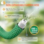 50ft Leakproof Garden Hose - Kink Free & Durable