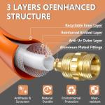 Flexible Hybrid Garden Hose, Custom Length, No Kink