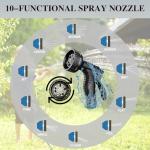 100 FT High-Pressure Garden Hose with Nozzle