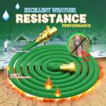 50ft Leakproof Garden Hose - Kink Free & Durable