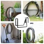 Metal Garden Hose Holder - Space-Saving Outdoor Storage