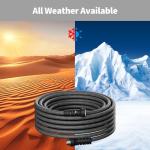 25ft Flexible Braided Garden Hose with Swivel Handle