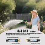 100FT Flexible Garden Hose with 10-Function Nozzle