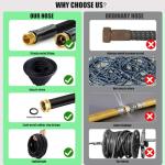 100FT Flexible Garden Hose with 10-Function Nozzle