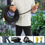 100 FT High-Pressure Garden Hose with Nozzle