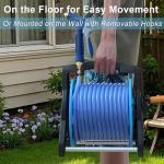 Minhebaohu Portable Garden Hose Reel Cart 50-75 ft