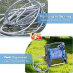 Minhebaohu Portable Garden Hose Reel Cart 50-75 ft