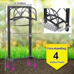 TUSPEU Heavy Duty Garden Hose Holder Stand
