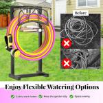 TUSPEU Heavy Duty Garden Hose Holder Stand