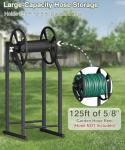 Mokeyder Freestanding Metal Hose Reel Holder