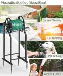 Mokeyder Freestanding Metal Hose Reel Holder