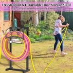 TUSPEU Heavy Duty Garden Hose Holder Stand