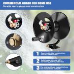 Heavy Duty 50 ft Pressure Washer Hose Reel