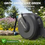 Heavy Duty 100 ft Retractable Garden Hose Reel