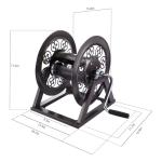 Bronze Wall Mount Garden Hose Reel Holds 125 Ft
