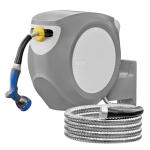 100 FT Retractable Garden Hose Reel - Leak-Proof