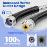 100 FT Retractable Garden Hose Reel - Leak-Proof