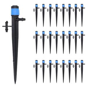 25PCS Adjustable Blue Drip Emitters for Gardens