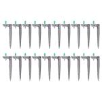 20-Pack Adjustable Micro Sprinkler Drippers, Green