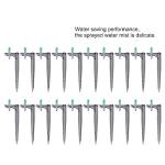 20-Pack Adjustable Micro Sprinkler Drippers, Green