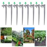 20-Pack Adjustable Micro Sprinkler Drippers, Green