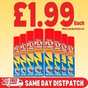 SANMEX Fast-Acting Fly & Wasp Insecticide Spray