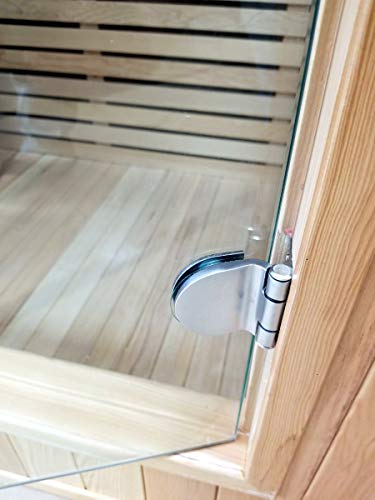 60" Traditional Swedish Sauna Spa, Hemlock Wood, 2-3 Person
