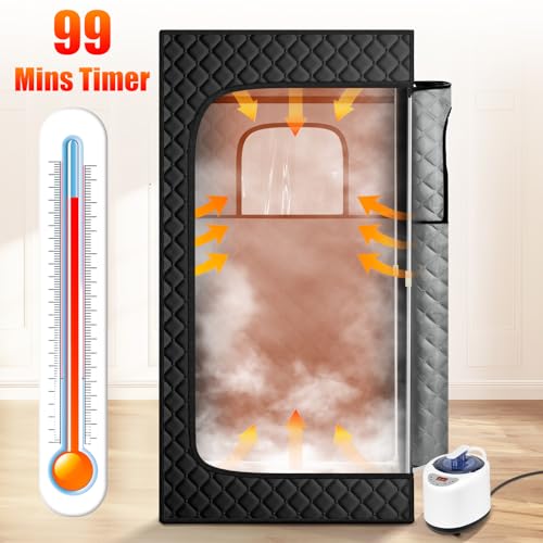Portable Sauna Tent with Steamer and Remote Control
