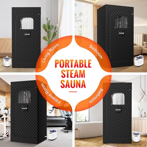 Portable Sauna Tent with Steamer and Remote Control
