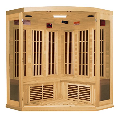 DYNAMIC SAUNAS Maxxus 3-Person Low EMF Infrared Sauna