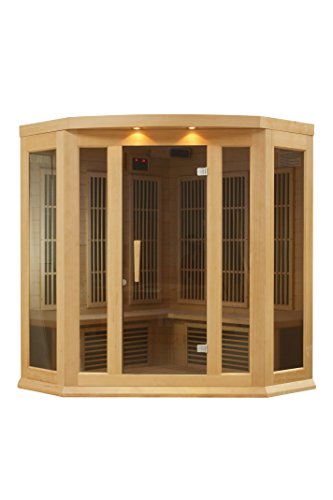 DYNAMIC SAUNAS Maxxus 3-Person Low EMF Infrared Sauna