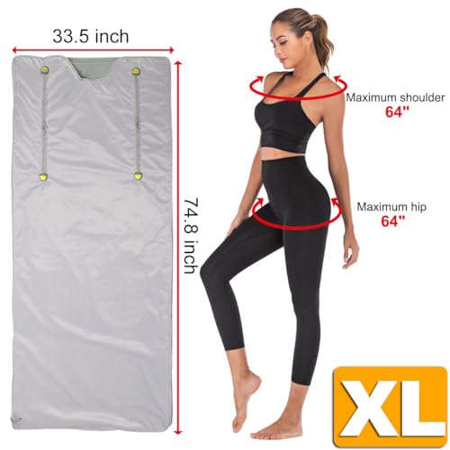 Far-Infrared Sauna Blanket with Dual Zone Controller