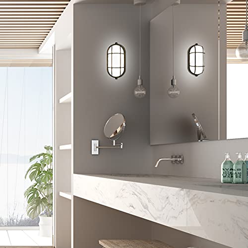 Waterproof LED Light for Sauna, Outdoor, Bedroom. Brown
