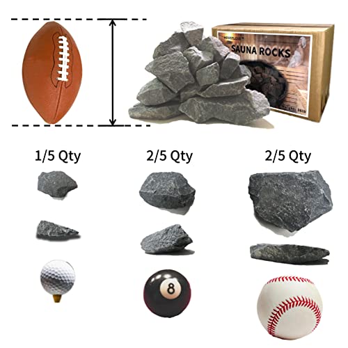 35 lb Box of Lava Rocks for Sauna
