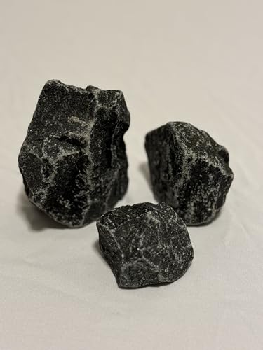 35 LB Box of Loyly Sauna Rocks, Dark Gray