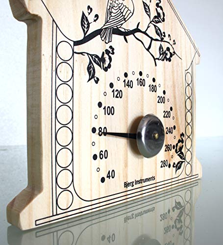 Bjerg Instruments Sauna Room Thermometer Temperature Measurement Device