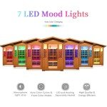 Outdoor Far Infrared Sauna Room 1800W for Two