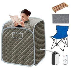 Portable Steam Sauna Tent with Foot Massager