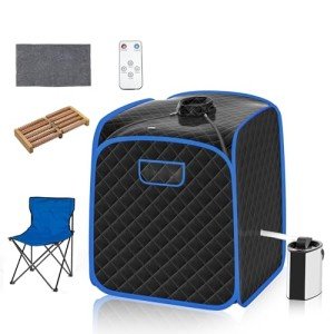 Portable Sauna Tent with Adjustable Temperature & Timer