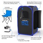 Runitude Portable Infrared Sauna Tent with Chair