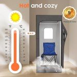 Adamson Full-Size Indoor Portable Steam Sauna